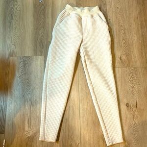 Lululemon sweatpants creamy white